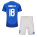 Maillot de foot Italie Nicolo Barella #18 Domicile vêtements enfant Europe 2024 Manches Courtes (+ pantalon court)